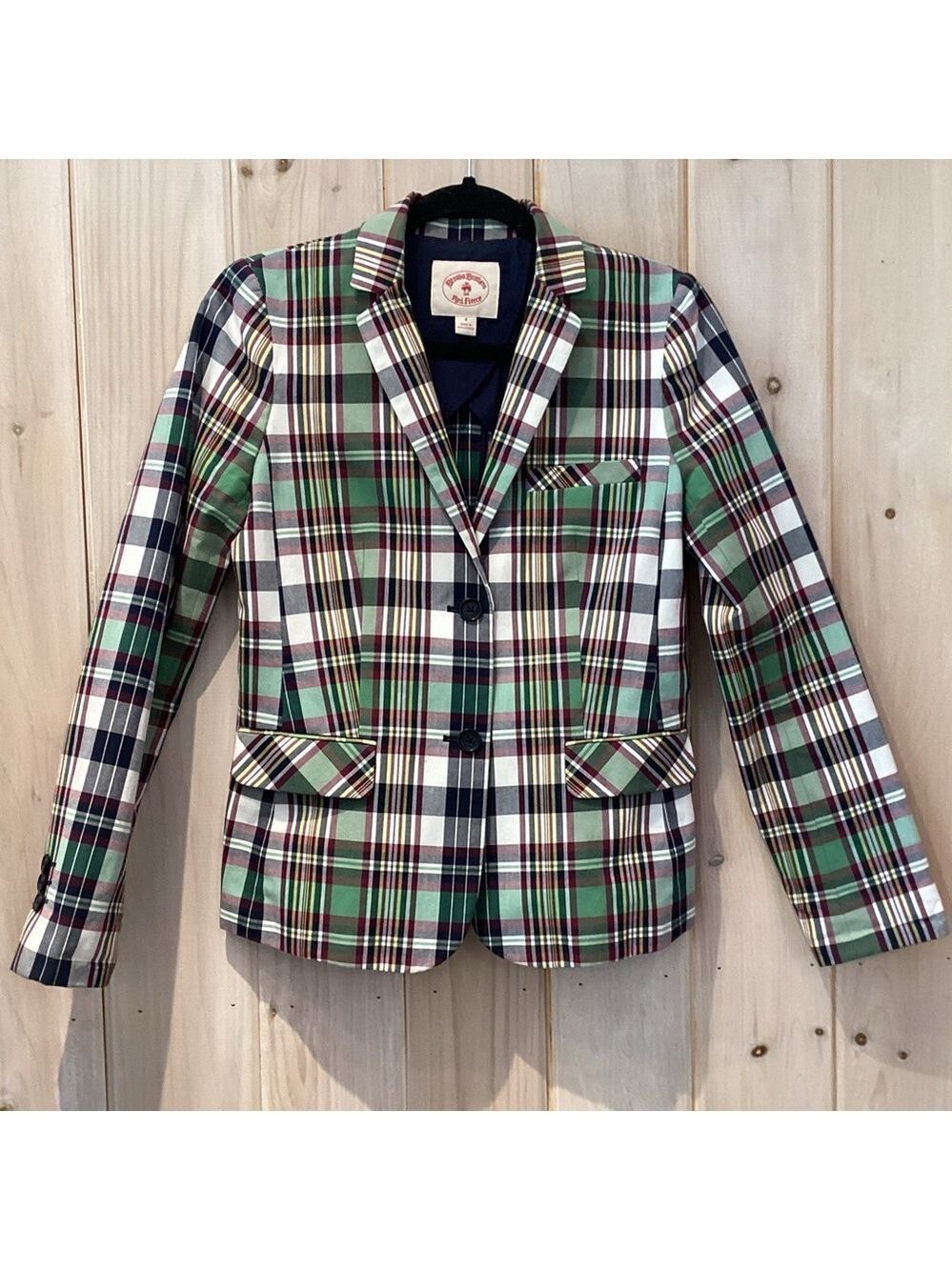 Brooks Brothers Multicolor Plaid Jacket - Picture 6 of 7